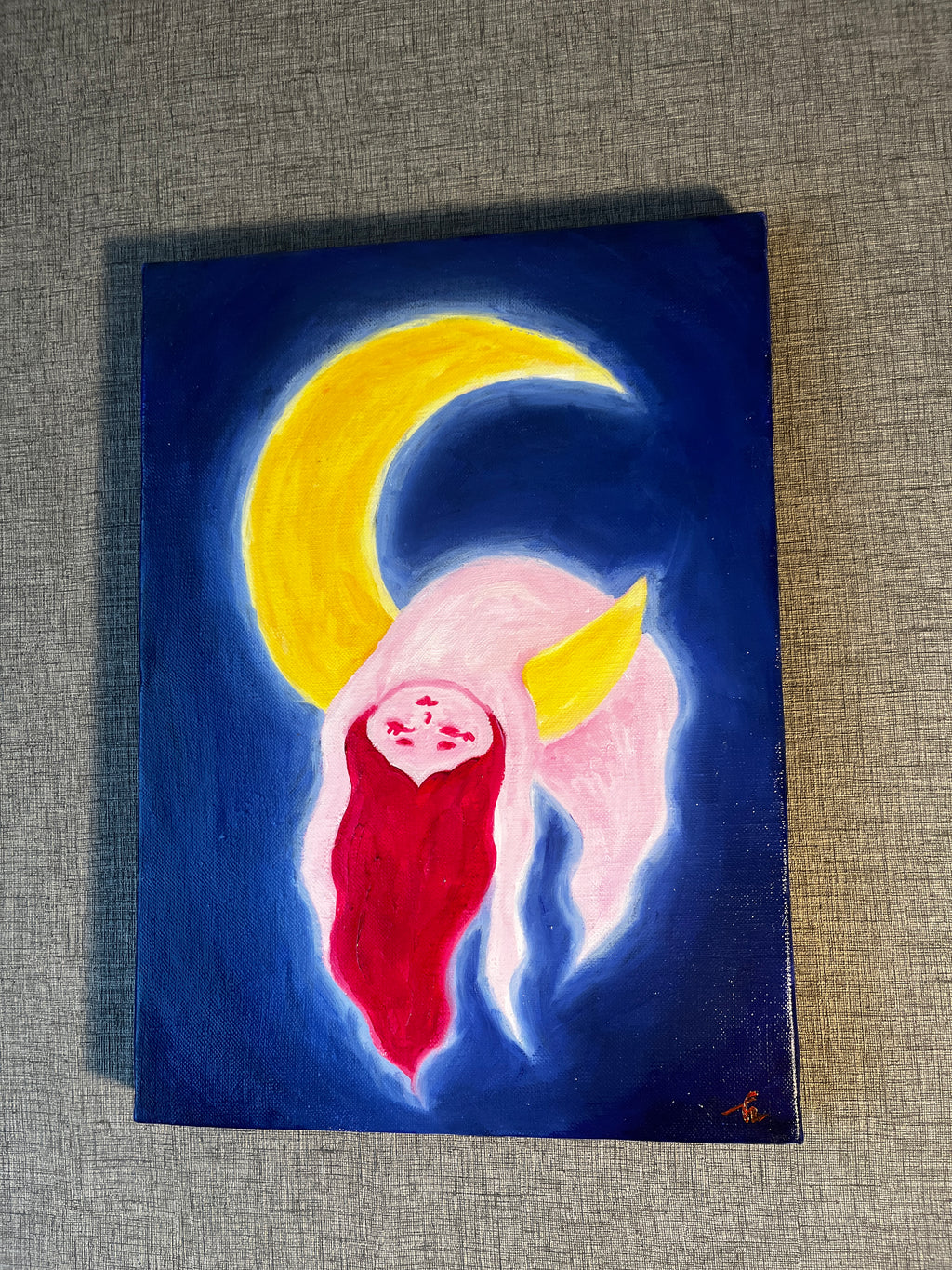Floating in a Spring Night - Original Painting