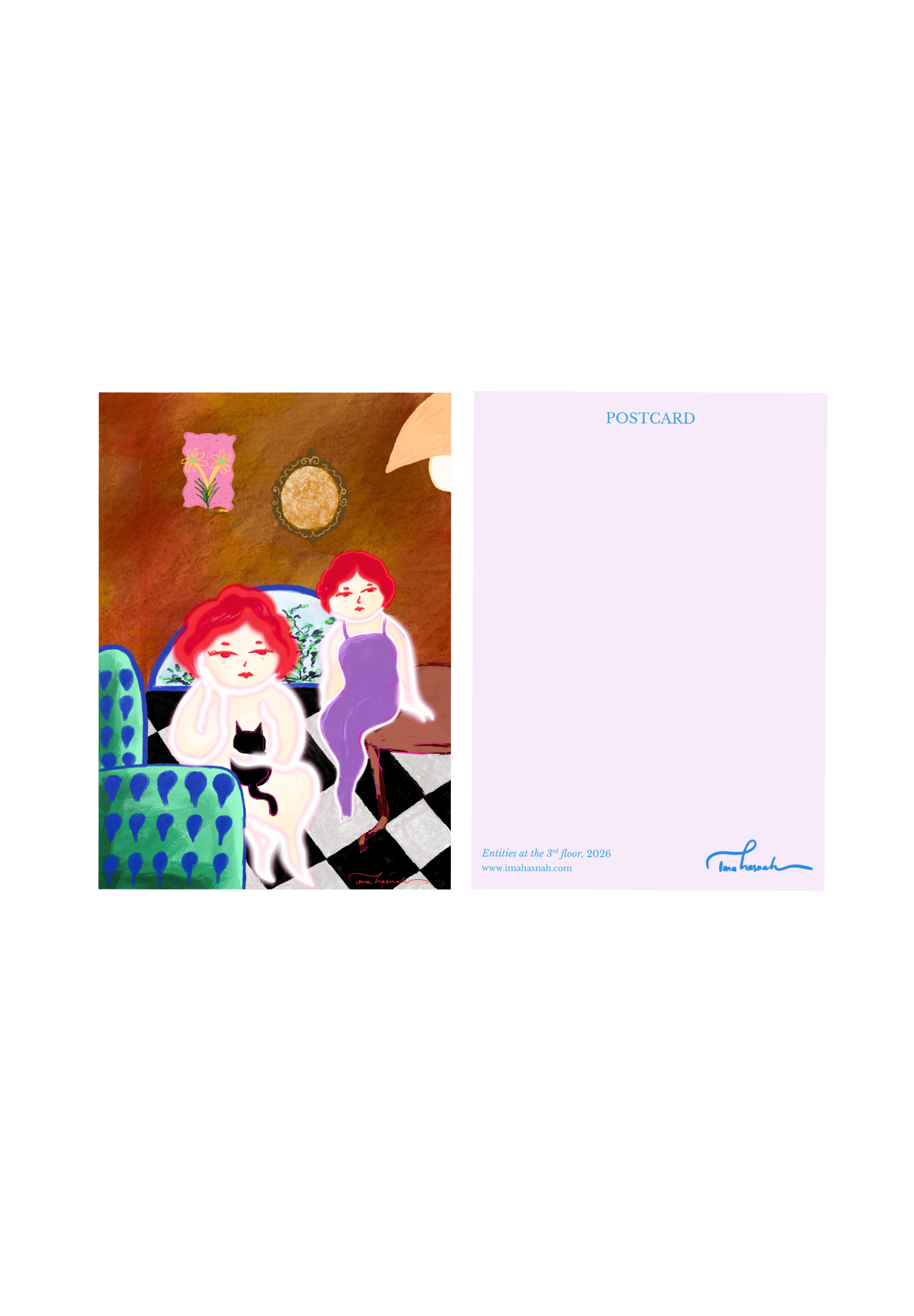 Entities at the 3rd floor - Postcard