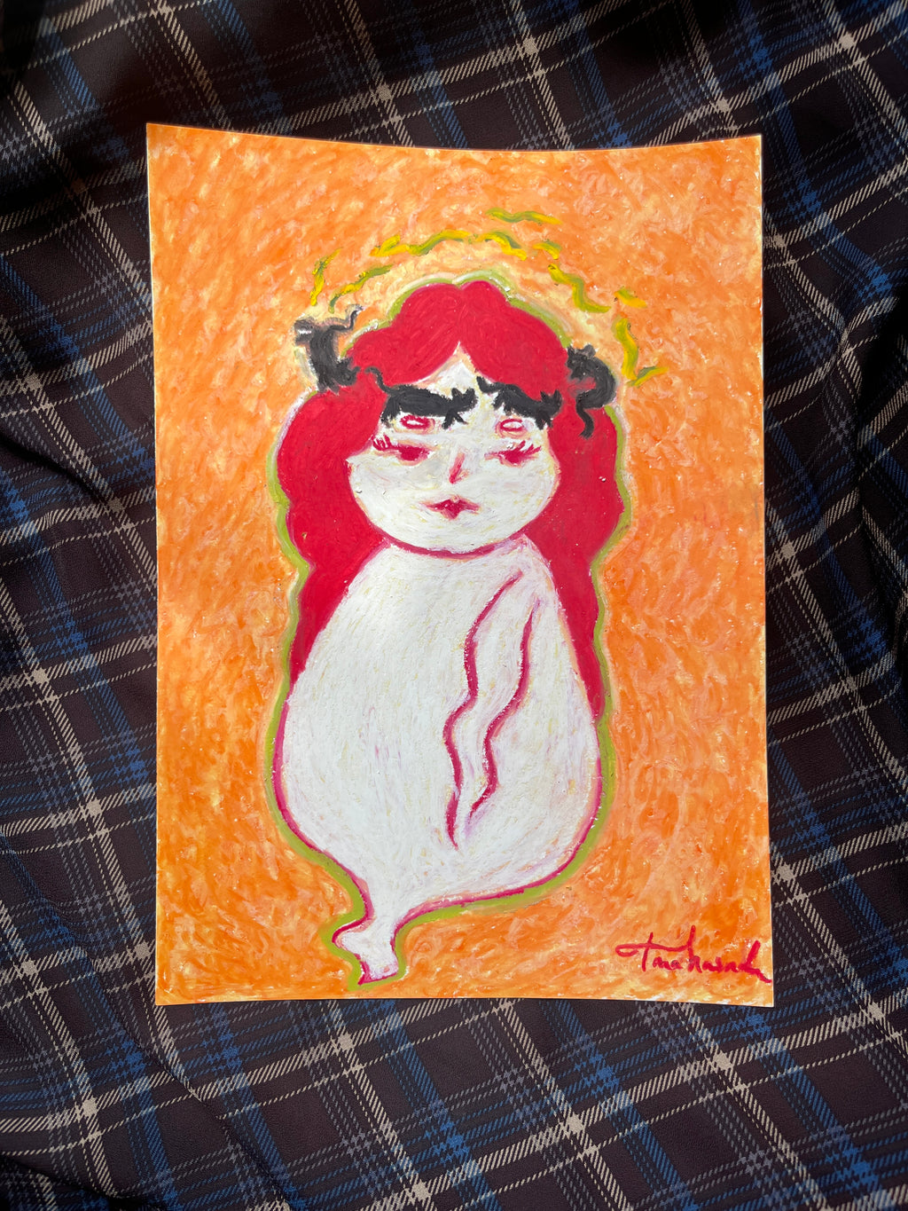 Just Before Bedtime - Original Drawing