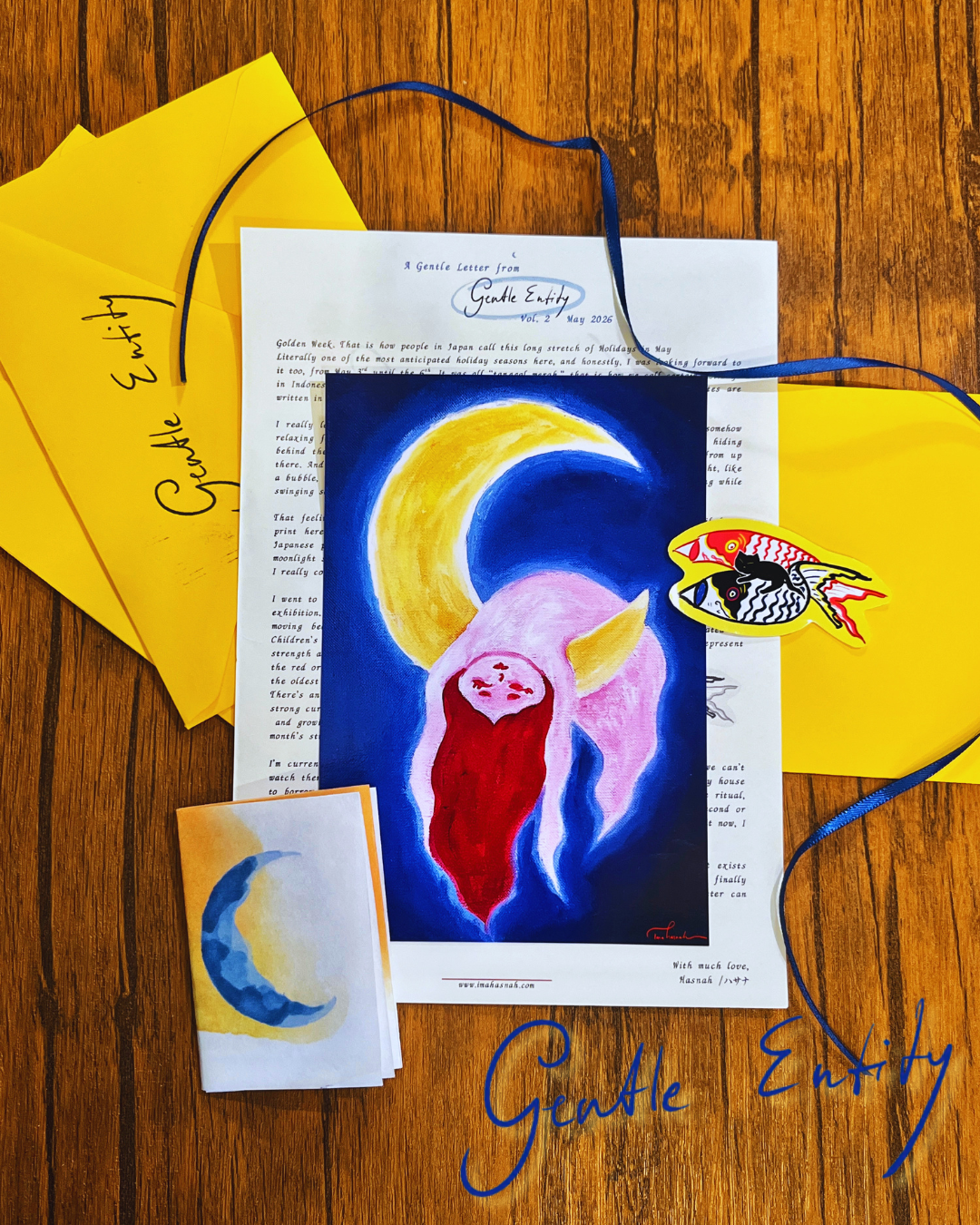 Gentle Entity - a monthly mail club