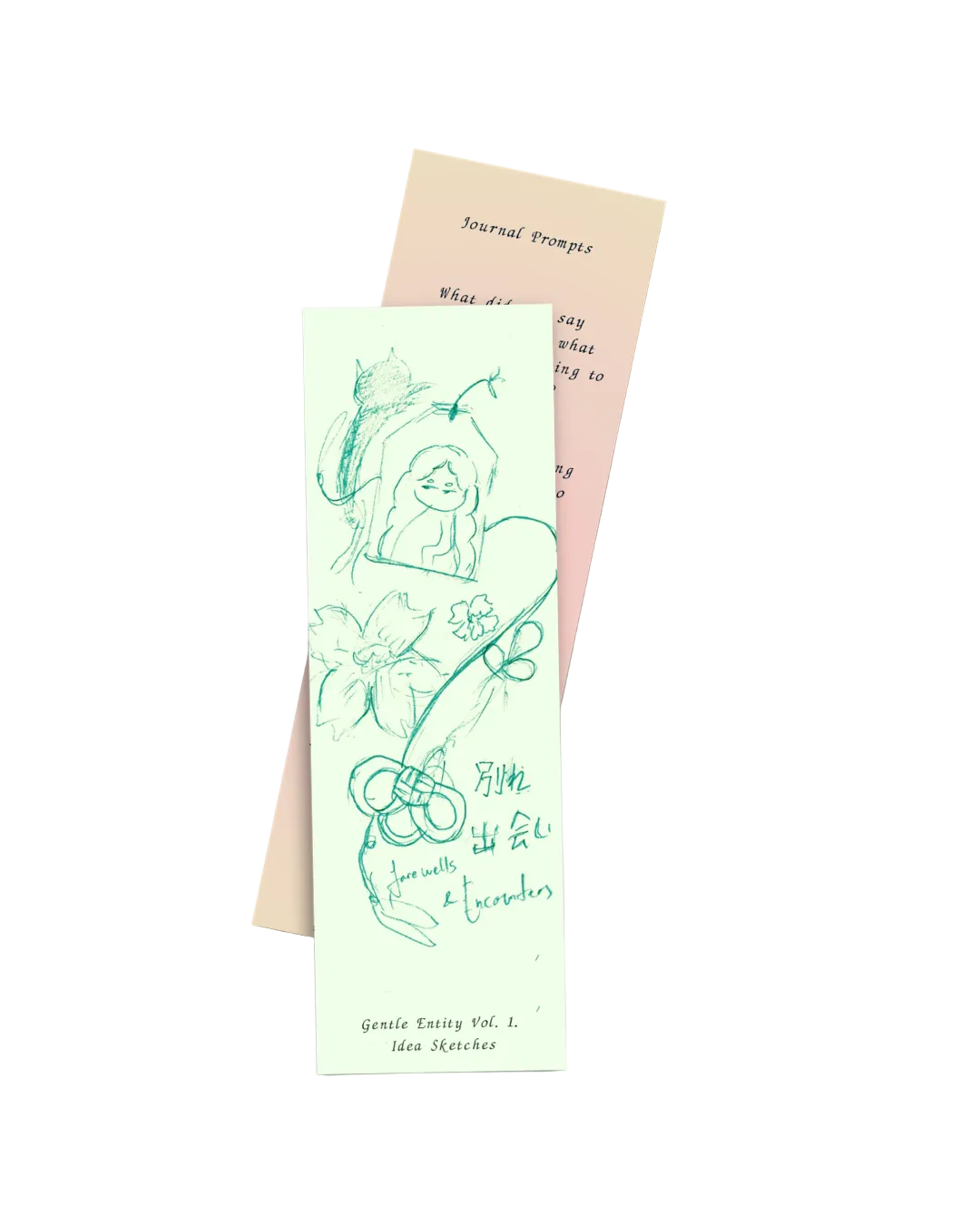 Journal Prompts Bookmark - April